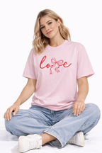 Love Script Graphic T-Shirt | Unisex Cotton Tee
